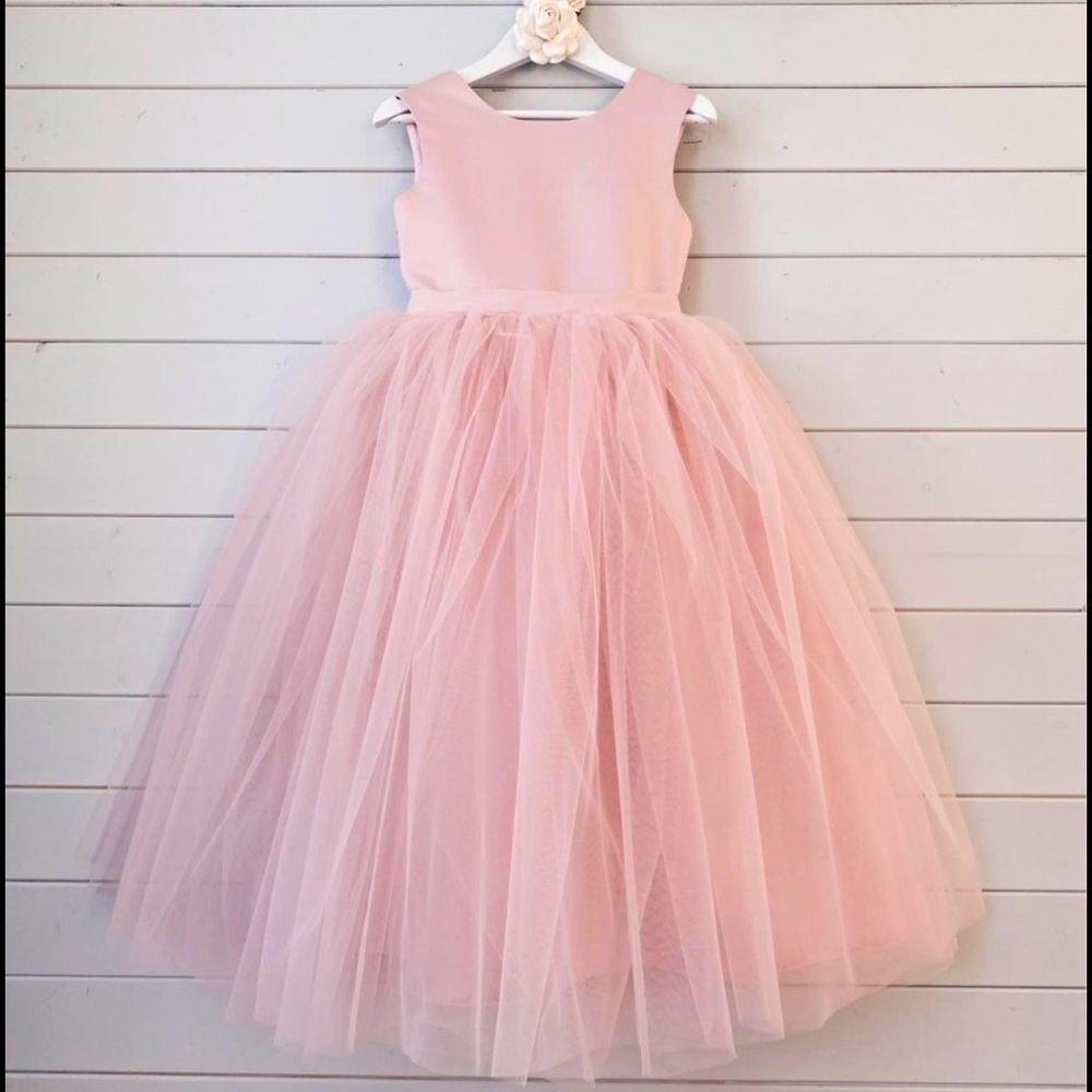 White Flower Girl Dress
